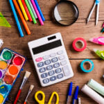 Back to school composition