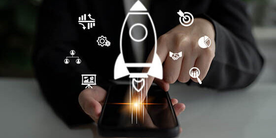 Startup,Growth,Begins,With,Innovation,,Rocket-inspired,Momentum,,And,Early-stage,Strategies